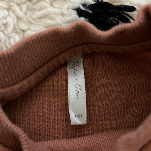 Rylee + Cru Rainbow Terry Sweatshirt - Picture 3 of 3